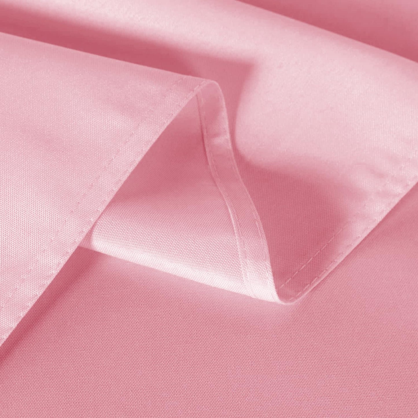 sancua 2 Pack Pink Tablecloth 60 x 102 Inch, Rectangle Table Cloth for 6 Feet Table - Stain and Wrinkle Resistant Washable Polyester Table Cover for Dining Table, Buffet Parties and Camping