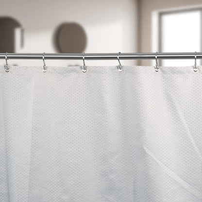 Gidse Metal Shower Curtain Hooks, Set of 12, Rust Proof Shower Curtain Hooks Rings, Durable S Shaped Hooks Hangers for Shower Curtains, Kitchen Utensils, Clothes, Towels (Chrome)