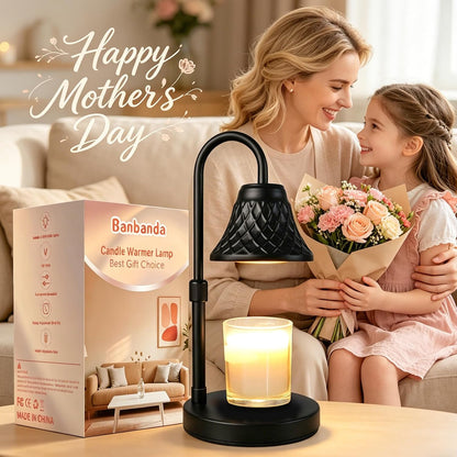 Skiennix Adjustable Candle Warmer Lamp - Timer Feature for All Candle Jars | Perfect Home Decor Gift for Women
