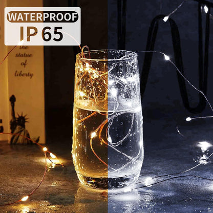Skiennix 12 Pack Fairy Lights - 7Ft 20 LED Twinkle String Lights | Battery Operated & Waterproof for Weddings & Parties - Warm White & White