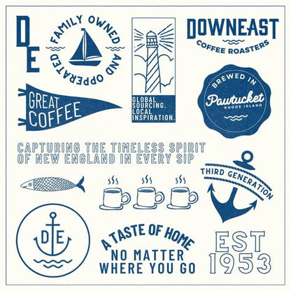 Downeast Coffee Roasters Whole Bean Coffee - Supreme Crema Espresso Blend - 2 lb Bag from Central & South America
