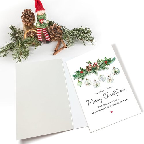Goroar Christmas Card for Sister and Brother-in-Law | Heartfelt Holiday Greeting Card