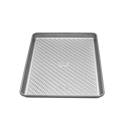 Chicago Metallic Uncoated Textured Aluminum Medium Cookie/Baking Sheet, 10-Inch-by-15-Inch, Silver