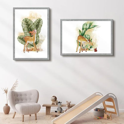 Frametory, 20x30 Poster Frame Grey Distressed Grain Style Frames for 30 by 20 Picture or Photo- Wide Moulding Design with Acrylic Glass - Wall Display Hanging(2 Pack)