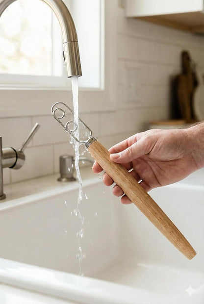 New England Sourdough Starter Co. Sourdough Starter Stirring Hook - Small Size for Jars | Enhance Mixing for Superior Baking Results