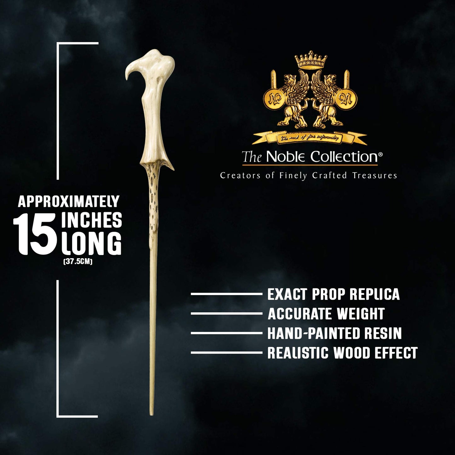 The Noble Collection Harry Potter Lord Voldemort's Wand in Ollivander's Box