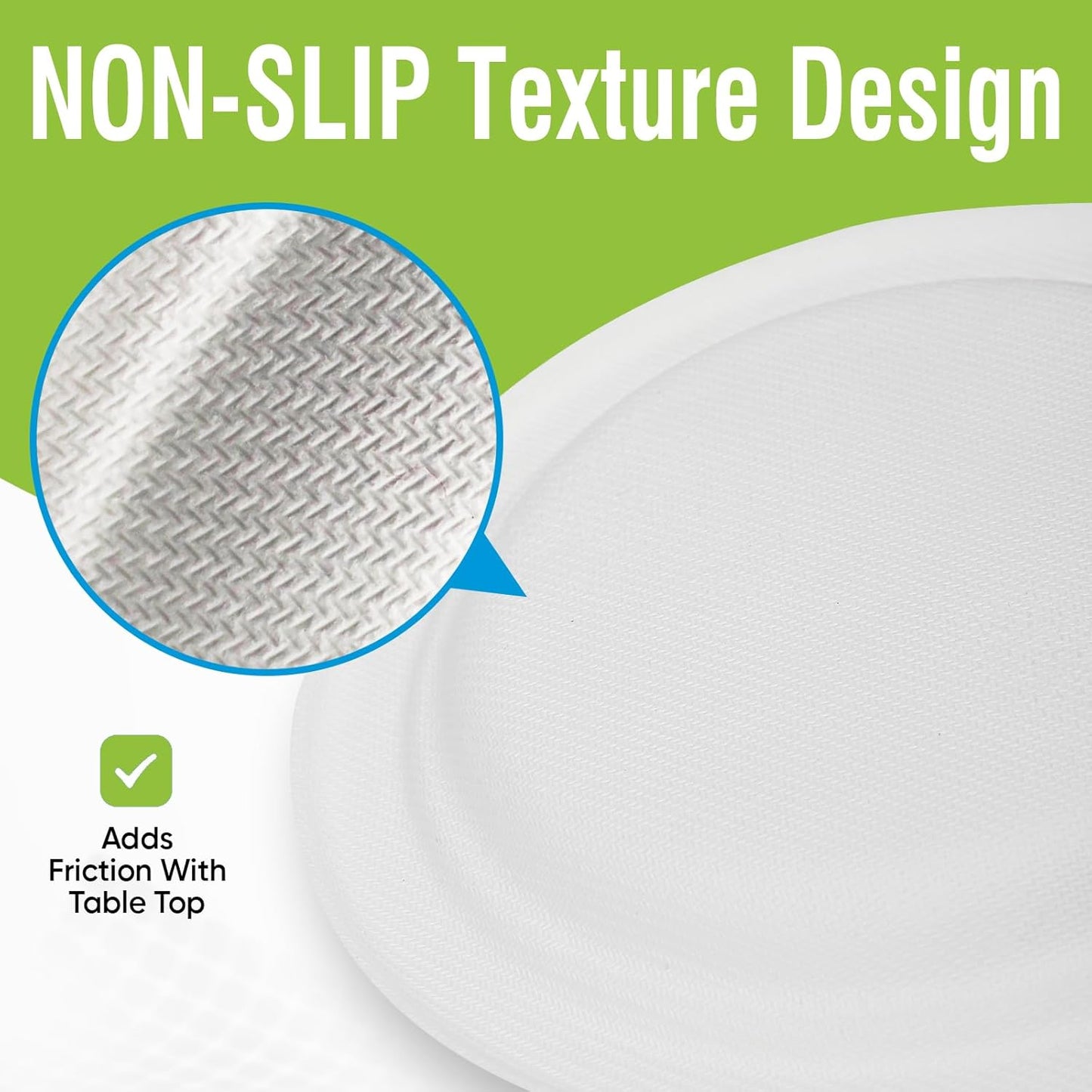 Skiennix Disposable White Paper Plates - 6 Inch Heavy Duty Biodegradable & Compostable | 100 Count, Leak-Proof, Microwave Safe for Parties & Snacks