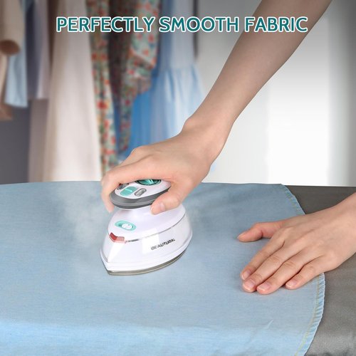 Beautural Mini Travel Steam Iron - Dual Voltage, Non-Stick Soleplate, Anti-Slip Handle | Perfect for Sewing & Quilting