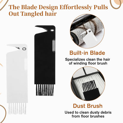 Skiennix Handheld Vacuum Cleaner Brush - 2-in-1 Universal Dust Tool for Robot Sweepers | 4 PCS Set