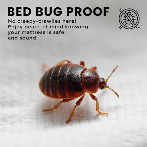 Utopia Bedding Premium Waterproof Bed Bug Mattress Cover, Twin Zippered Mattress Protector, 12 Inches Deep, Dust Mite Proof 6-Sided Mattress Encasement for Bed
