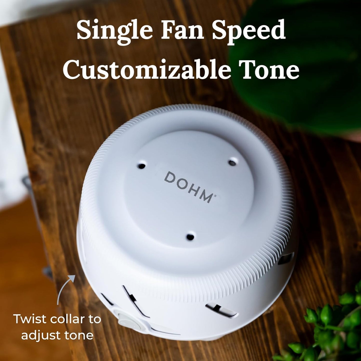 Yogasleep Dohm UNO White Noise Sound Machine - Real Fan for Non-Looping Sound | Travel & Sleep Aid