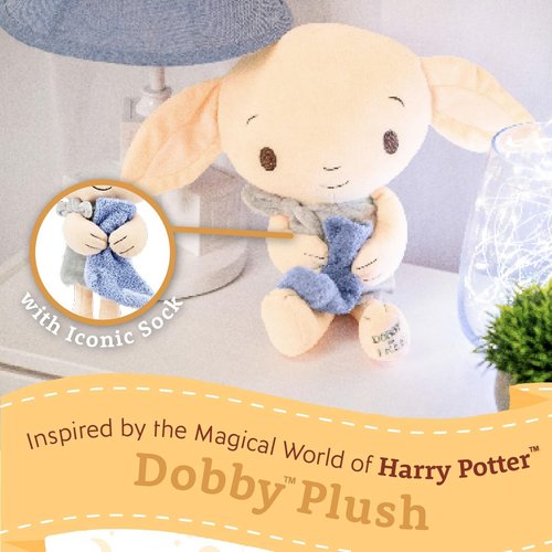 Kids Preferred Harry Potter Dobby Plush | Lovable House Elf Holding Iconic Sock | 15-Inch Stuffed Animal
