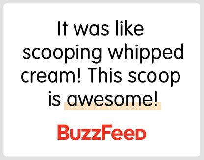 SUMO Stainless Steel Ice Cream Scoop - Ergonomic Handle for Effortless Scooping | Dishwasher-Safe, Comfortable Grip - Blue