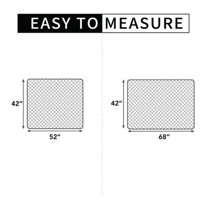 Easy-Going Sectional Couch Covers for Dogs L Shape Sofa Cover Reversible Sofa Slipcover Chaise Lounge Cover Furniture Protector Cover for Pets Dog Cat (42 x 52 inches, Dark Gray/Dark Gray)