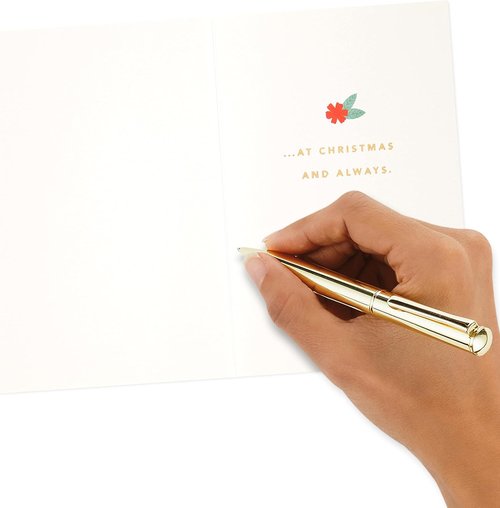 Hallmark Signature Christmas Card - Heartwarming Family Design | Perfect for Holiday Greetings