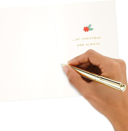 Hallmark Signature Christmas Card - Heartwarming Family Design | Perfect for Holiday Greetings