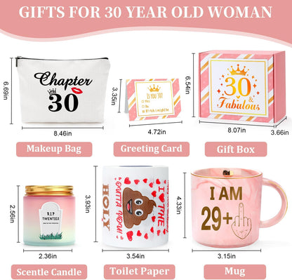 Regine Switzerland 30th Birthday Gifts for Women | Funny Coffee Mug & Makeup Bag Set - Perfect for Her