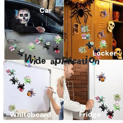 Luminous Spider 3D Printed Magnets - Glow in the Dark Articulated Desk Toy (Variation: Luminous Spider)