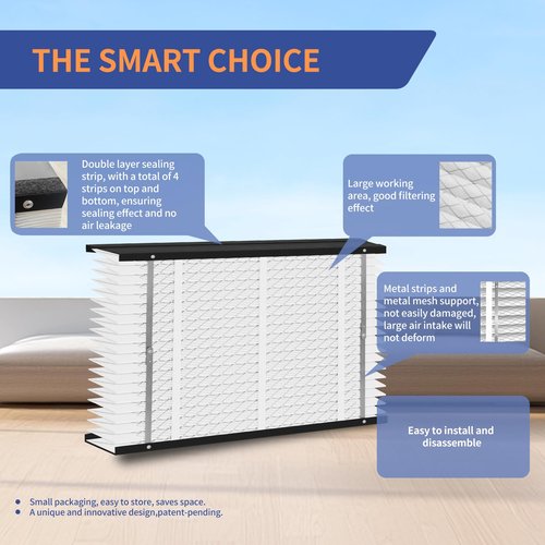 1 Pack 410 Replacement Filter, Compatible with AprilAire 410 Whole House Air Purifiers Models,1410,1610,2410,2416,3410,4400,MERV11 HVAC Furnace Filter Replacement,Actual Size:16"x28"x4" Air Filter