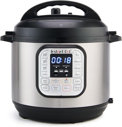 Instant Pot Duo 7-in-1 Electric Pressure Cooker - 8 Quart Stainless Steel with 800+ Recipes App