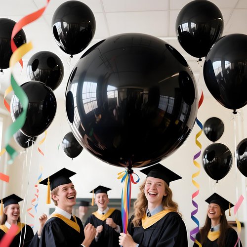LEEZZIZZ 36-Inch Giant Balloons - 9 Pack Jumbo Latex Balloons for Kids' Birthday Party Decorations