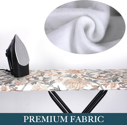 Veiox Thick Padded Ironing Board Cover - Extra Soft Heatproof Surface | Heavy-Duty Fabric, Fits Standard Sizes (15"X54")