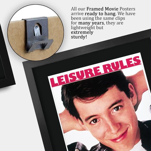 HWC Trading Ferris Bueller's Day Off Autographed Picture - 16" x 12" Framed Movie Memorabilia