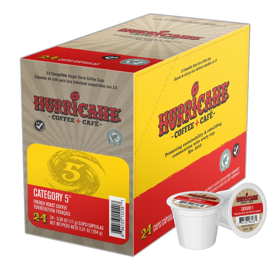 Hurricane Coffee, Category 5, 24 Count, 9.31 Oz