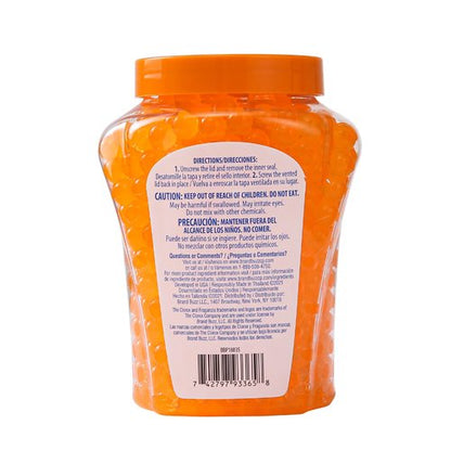 Clorox Fraganzia Crystal Beads Air Freshener, Long Lasting Room Deodorizer and Odor Eliminator Gel Beads to Freshen Home, Car, or Office, Island Escape Scent, 12 Fl Oz - 12 Pack