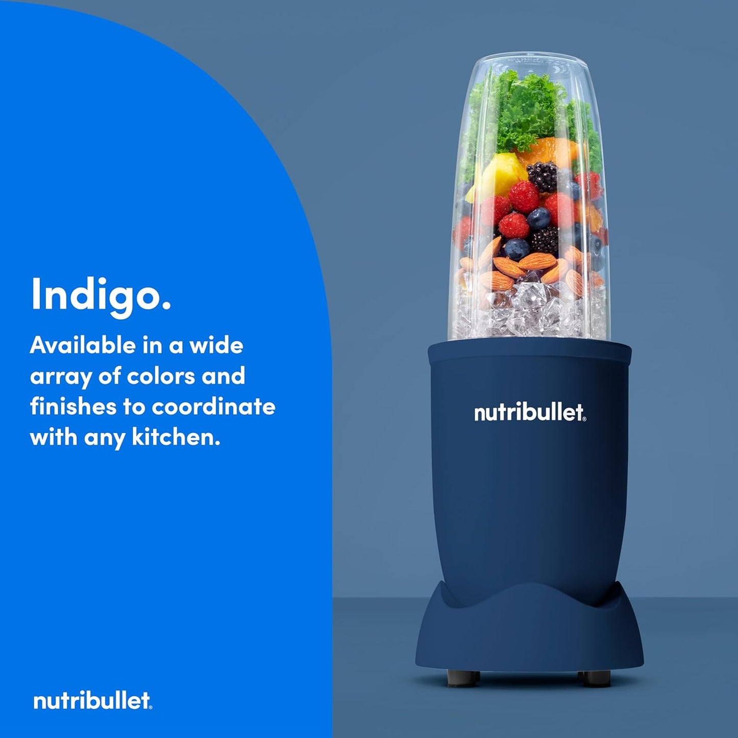 Nutribullet® Pro Nutrient Extractor - 900W Power for Smoothies & Juices | Matte Indigo Finish