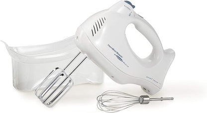 Hamilton Beach Electric Hand Mixer - 6-Speed with QuickBurst & Storage Case, 250W, White (62695V)