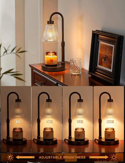 Innqoo Candle Warmer Lamp - Dimmable & Adjustable with Timer for Jar Candles | Perfect Gift for Women & Home Decor