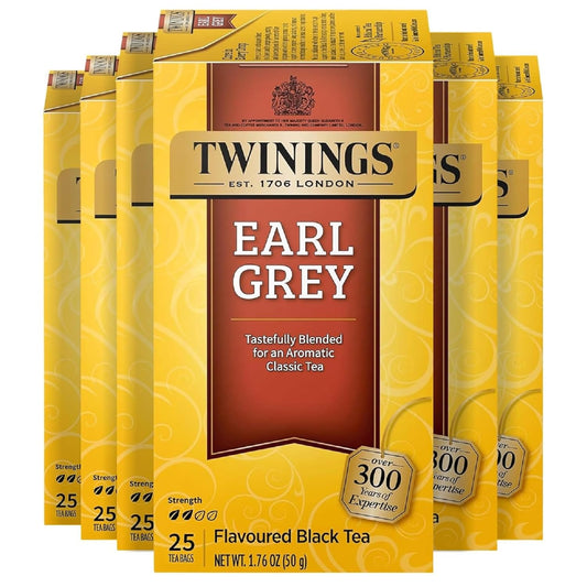 Twinings Earl Grey Black Tea - Individually Wrapped Bags, Citrus & Bergamot Flavor, 150 Count