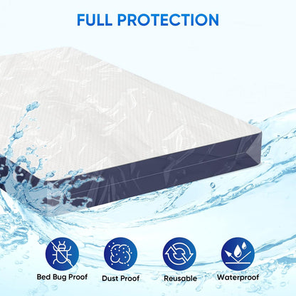 TICONN Waterproof Mattress Bag - Heavy-Duty Plastic Protector for Moving | 2-Pack, Queen Size