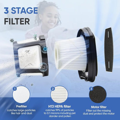 Bissell Vacuum Replacement Filters - Compatible with Pet Hair Eraser 2390A & AutoMate 2284W | High-Quality Performance