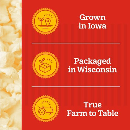 Franklin’s Gourmet Popcorn | All-In-One Popcorn Packs for Machines - 8oz, 10 Count - Buttery Salt & Oil