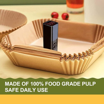 COMFEE' Air Fryer Liners - Disposable 2 Qt Mini Paper Liners for Compact 2.1 Air Fryer & Instant Pot Vortex