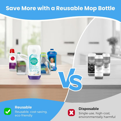 Power Mop™ Refillable Bottle - 775ML Leak-Proof Container for Swiffer® PowerMop™