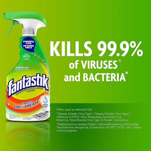 Fantastik All-Purpose Cleaner - Multipurpose Surface & Kitchen Grease Remover | Fresh Scent, 32 Fl Oz