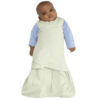 HALO 100% Cotton Sleepsack Swaddle - 3-Way Adjustable Wearable Blanket, TOG 1.5, Sage, Newborn (0-3 Months)
