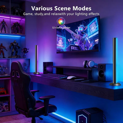 DAYBETTER Black LED Light Bar with RGBICW, WiFi, Music Sync, Alexa/Google Voice Control