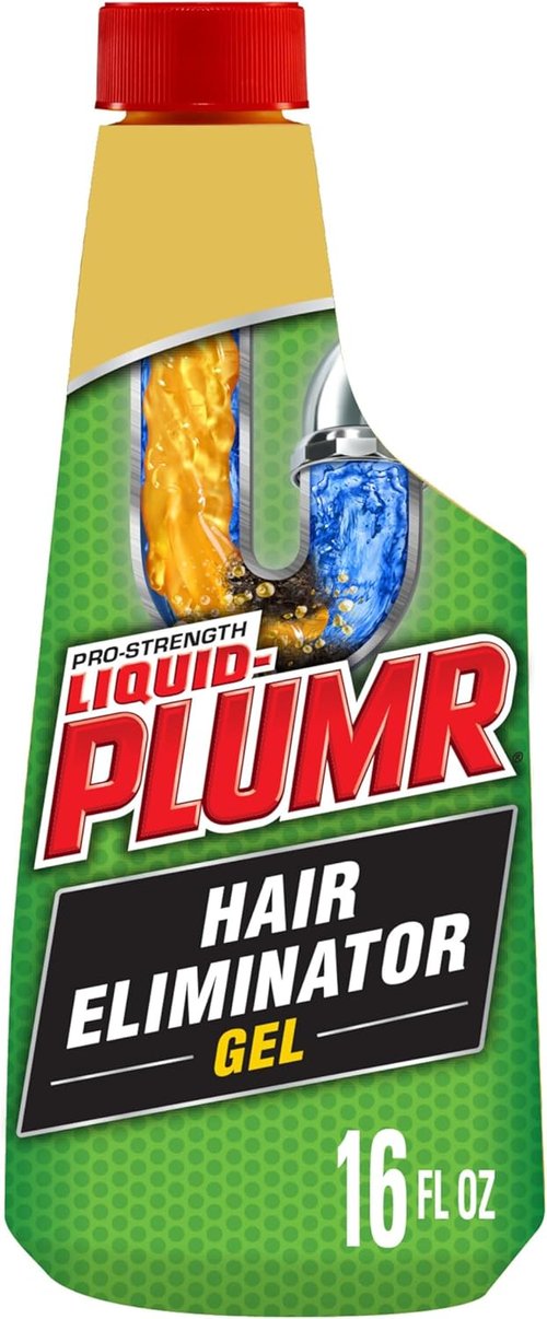 Liquid-Plumr Pro-Strength Hair Eliminator Gel - Powerful Clog Remover & Drain Opener | 16 fl. oz.