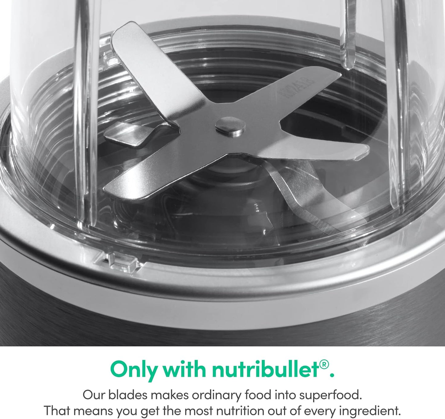 Nutribullet Personal Blender - 24 Ounce Capacity for Smoothies & Food Prep | 600 Watt, Gray (Pack of 2)