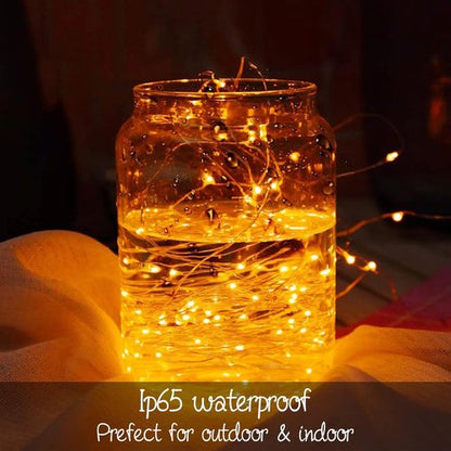 Ineximun LED Fairy Lights - 24 Pack Battery Operated 7Ft Warm White Mini String Lights | Waterproof for DIY Decor