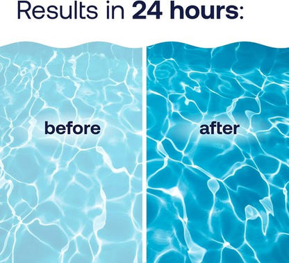 HTH 67067 Swimming Pool Care Clarifier - Achieve Crystal Clear Water in Just 24 Hours