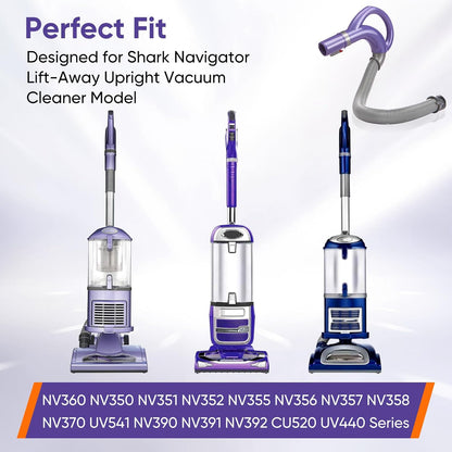 Shark - Upgraded Replacement Vacuum Hose for Navigator Lift-Away & Rotator Models NV350-NV360 | Durable & Flexible Design
