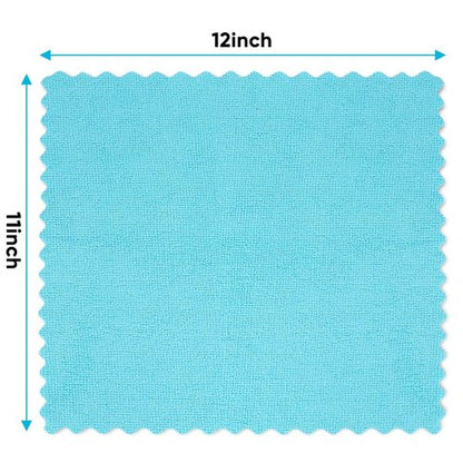 Orighty Microfiber Cleaning Cloth, 24 Pack Highly Absorbent Cleaning Rags, Household Cleaning Supplies, Reusable Lint Free Cloths Microfiber Rag for House, Kitchen, Car Care, 12x11 inch