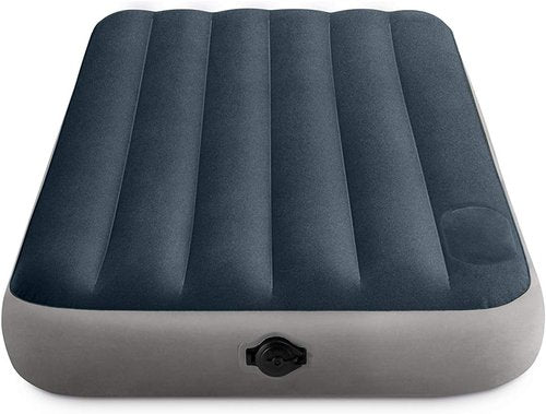 Intex Dura-Beam Twin Air Mattress - Fiber-Tech Construction, 10in Height, 300lb Capacity