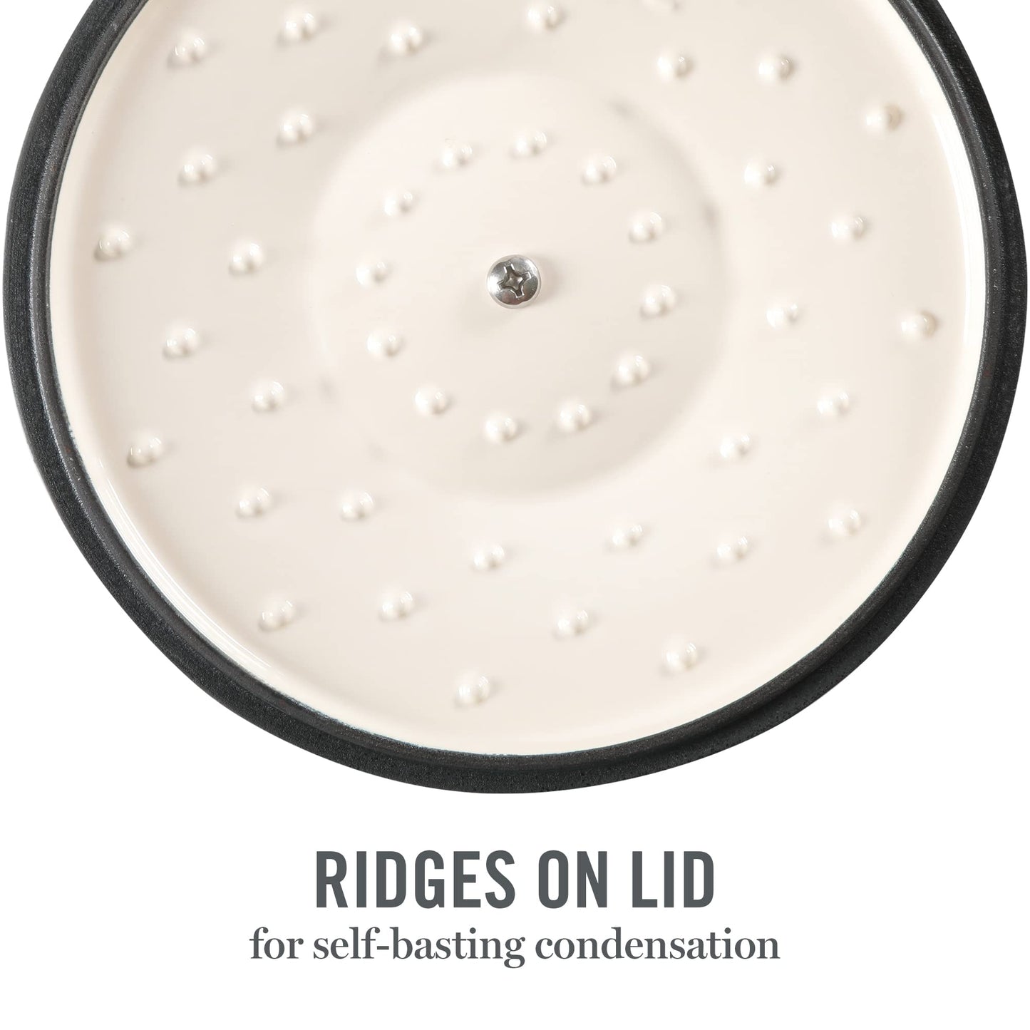 Martha Stewart Eastholm 3-Quart Enameled Cast Iron Dutch Oven - Martha Blue