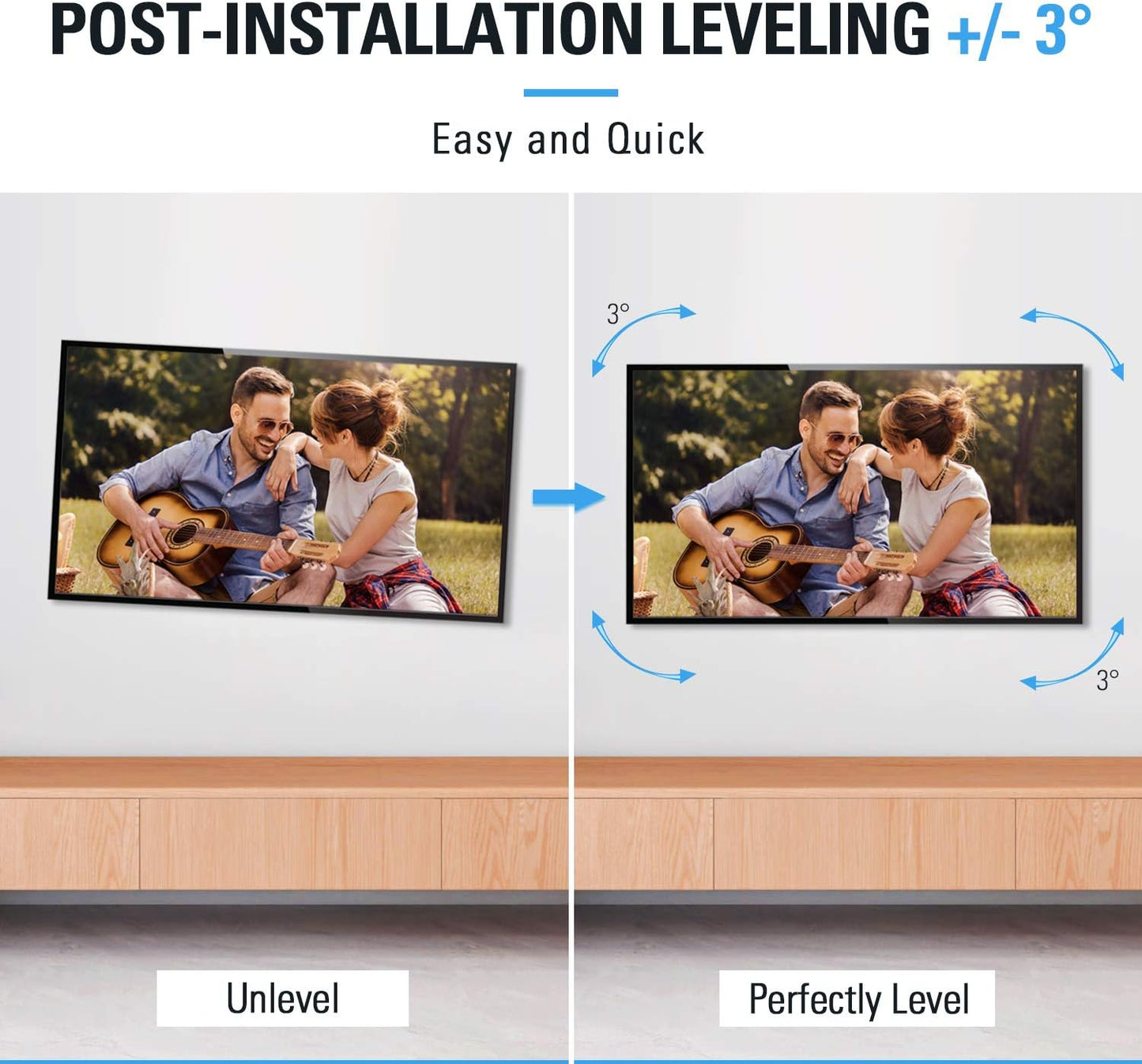 Mounting Dream TV Wall Mount - Full Motion Dual Arms for 32-65 Inch TVs | Swivel & Tilt, Max VESA 400x400mm